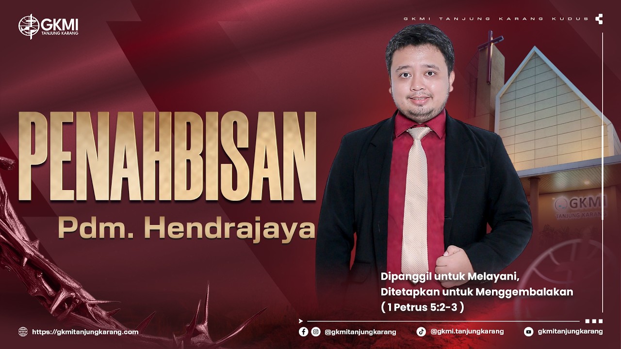 KEBAKTIAN PENAHBISAN PENDETA - Pdm Hendrajaya GKMI Tanjung Karang Kudus | Senin, 23 Februari 2026
