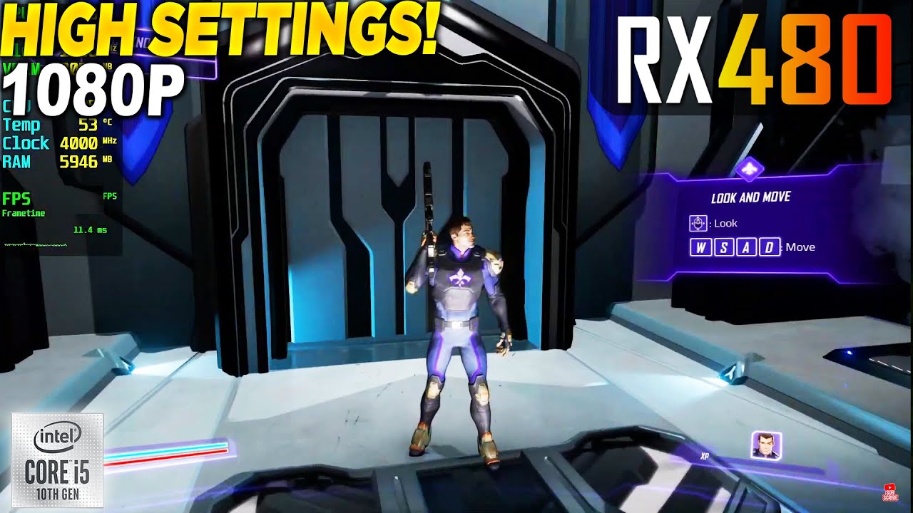 Agents of Mayhem RX 480 - 1080p High,
