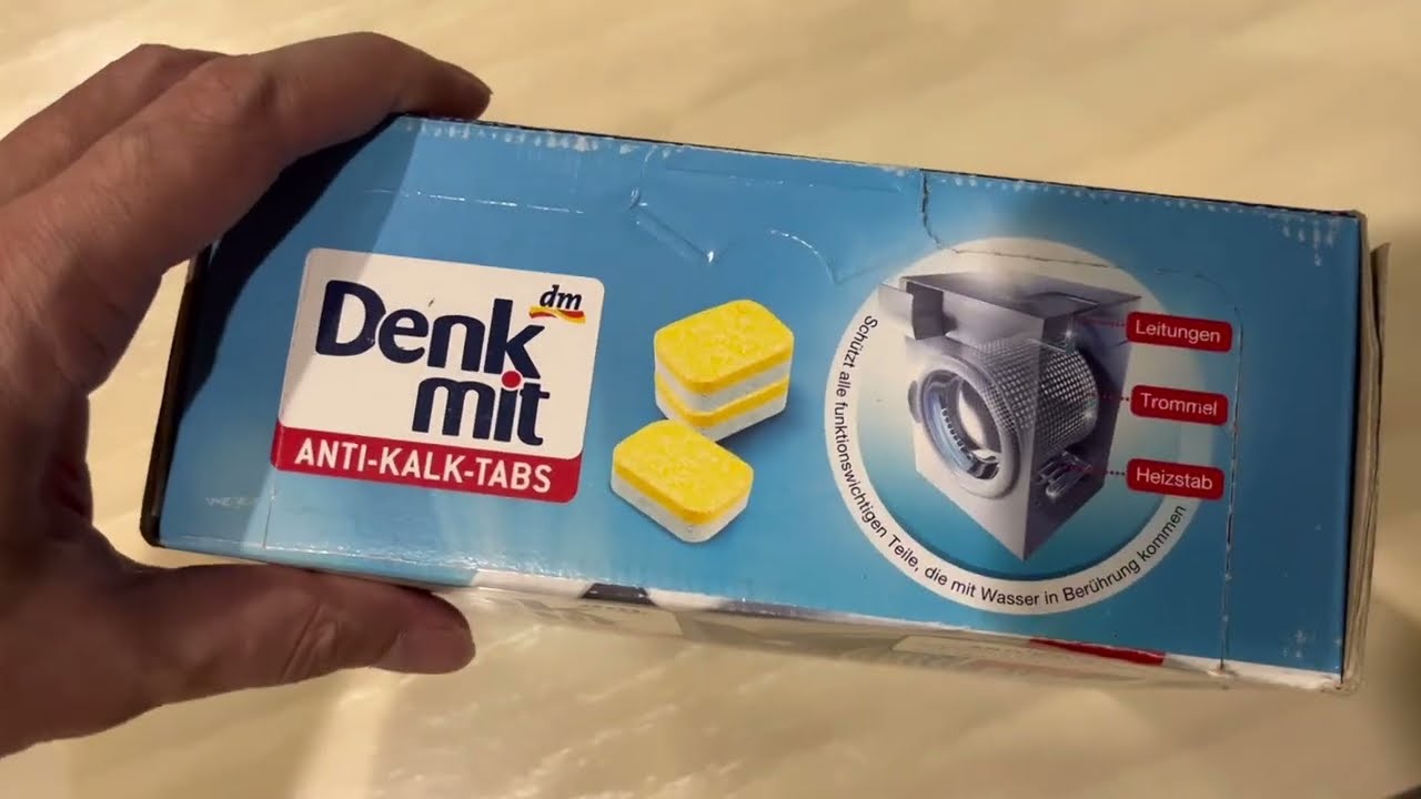 {How to] Denkmit tablet for cleaning with the washing machine ใช้ไงอะ? เดงมิท ก้อนล้างเครื่องซักผ้า