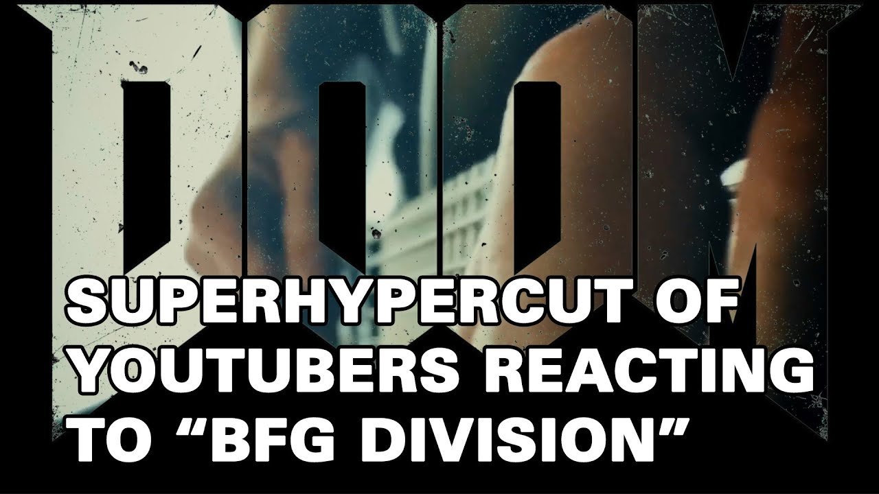 Superhypercut of Youtubers reacting to Mick Gordon's 