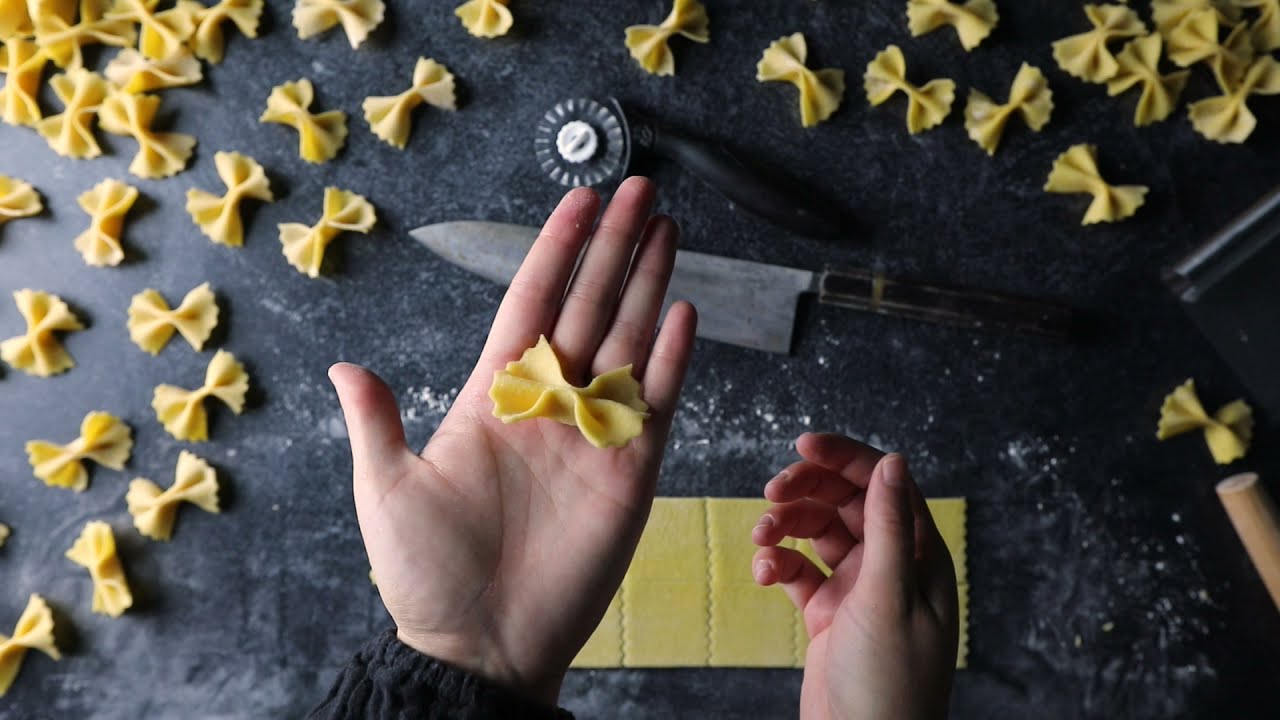 How to Shape Farfalle Pasta