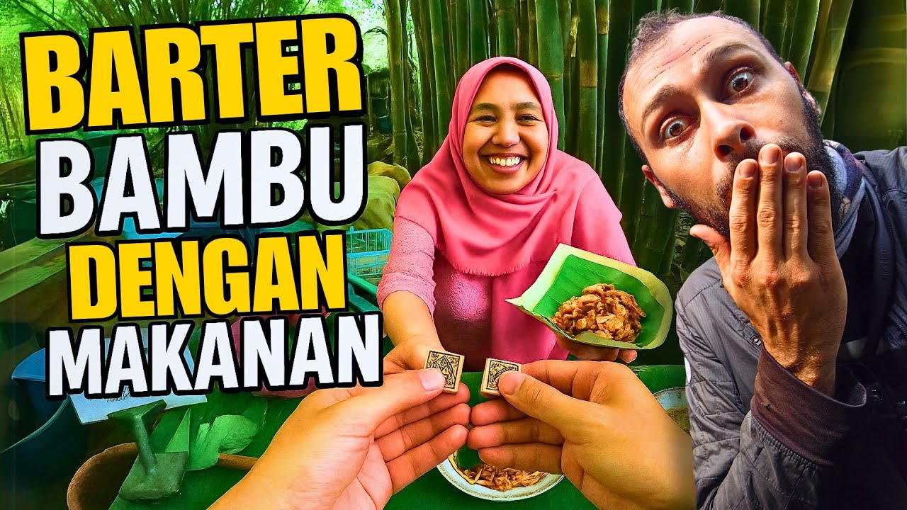 WAJIB Beli Makanan dengan Koin Bambu | Wisata di Pasar Slumpring Tegal