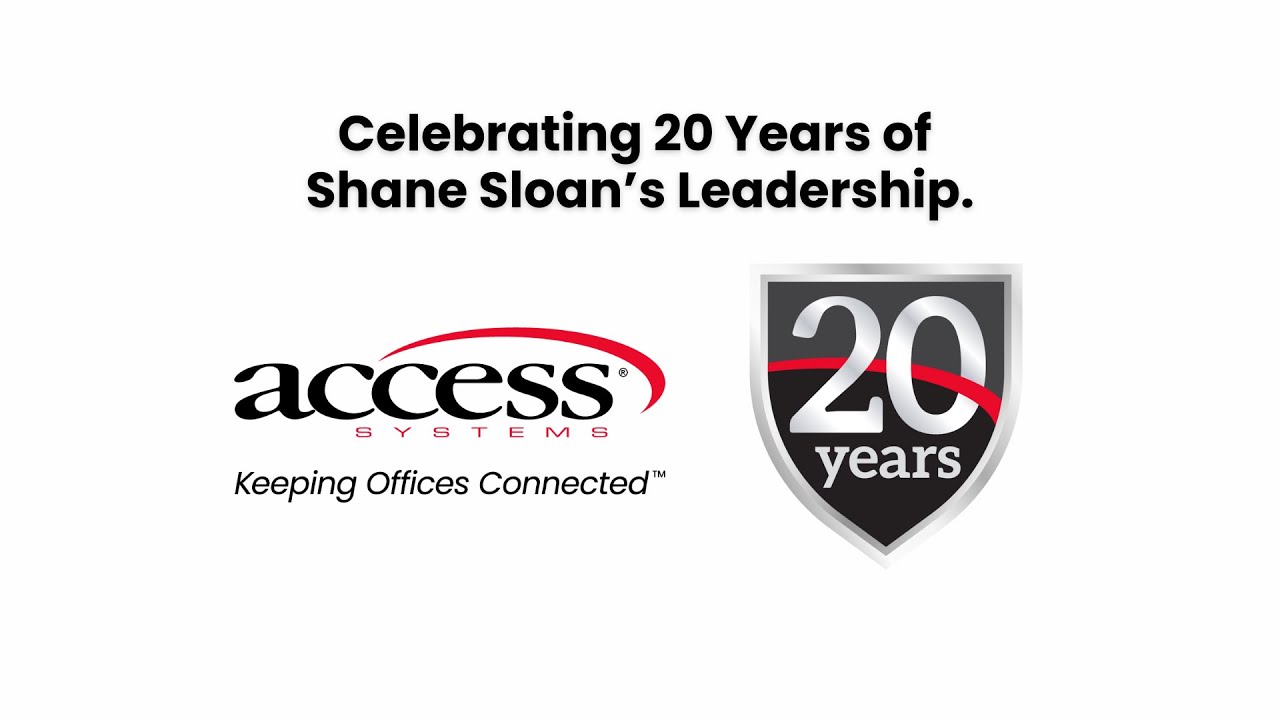 Access Systems 20 Years of Shane Sloan's Leadership