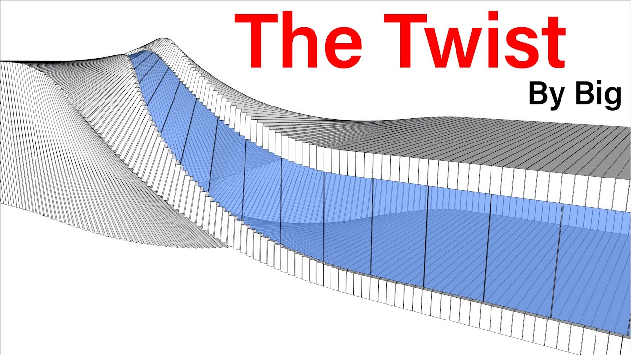 The Twist Museum by Big Modeled in SketchUp