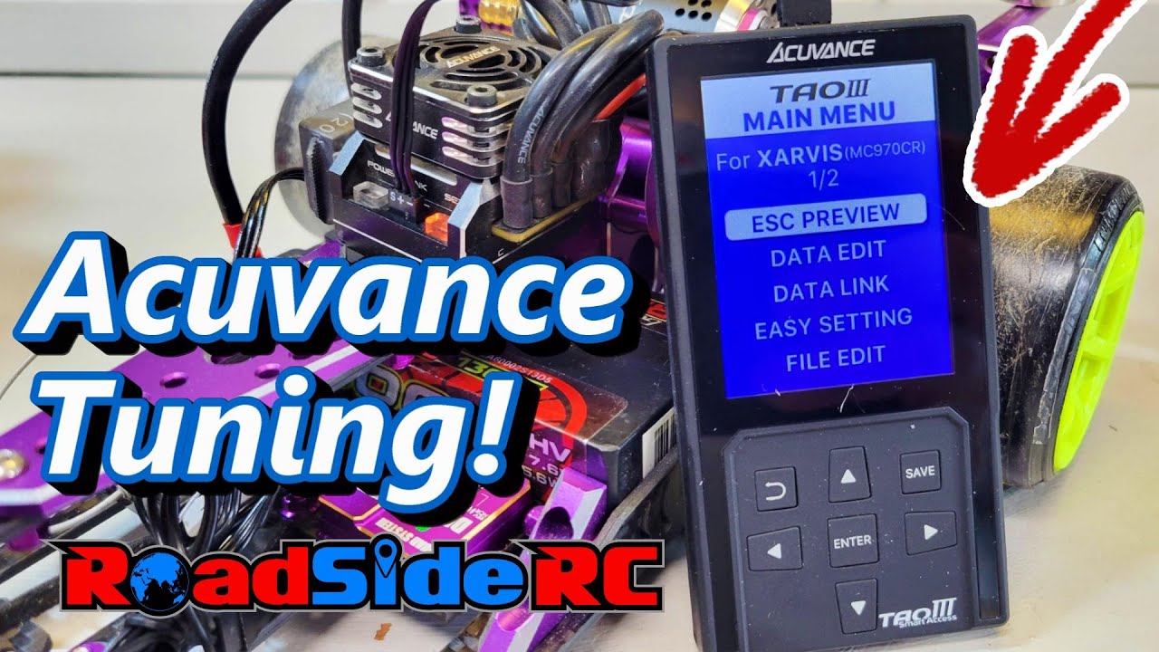 How to Tune the Acuvance Xarvis ESC with the TAO3 Program Controller