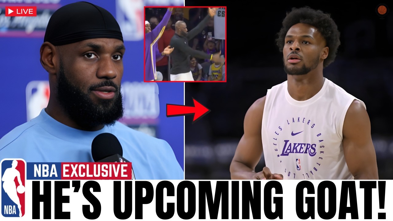 LeBron James & NBA EXPERTS PRAISES Bronny James LIKE NEVER BEFORE As HE SPLASHES INSANE THREE!