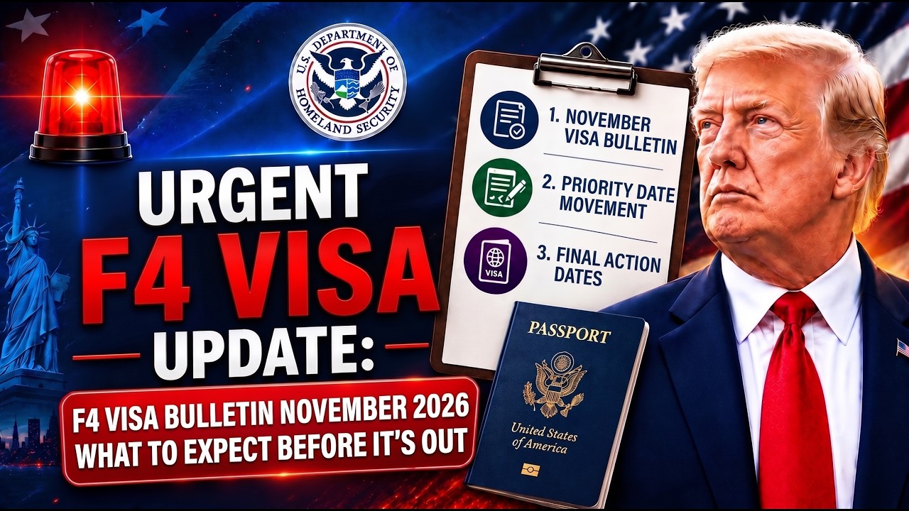 ⚡️F4 Visa Bulletin November 2026: What to Expect Before It&rsquo;s Out