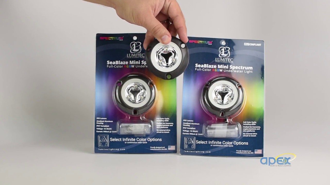 Lumitec SeaBlaze Mini Spectrum - Apex Lighting