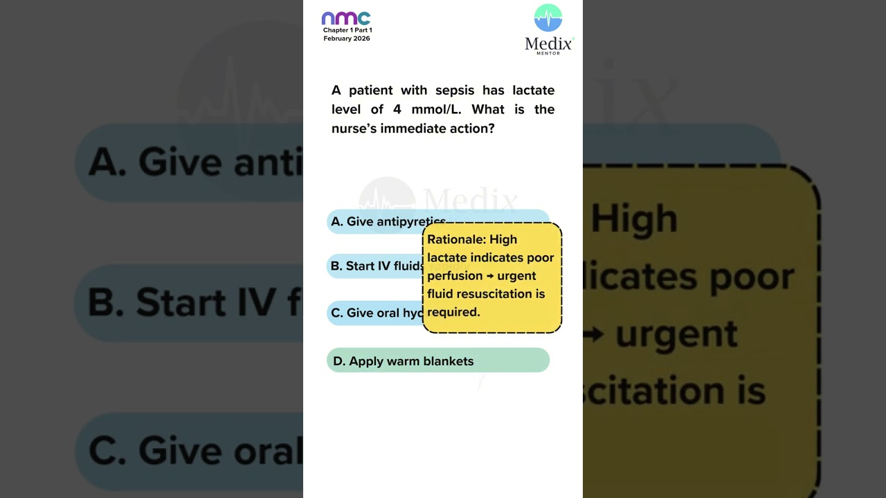 NMC CBT Practice Question #22 | Daily MCQ for Nurses | Test Your Knowledge Now! #nmcuk #nurselife