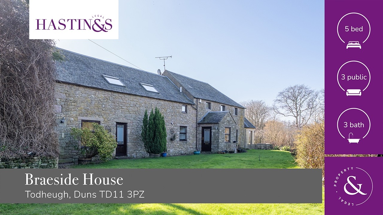 Braeside House, Todheugh, Duns TD11 3PZ