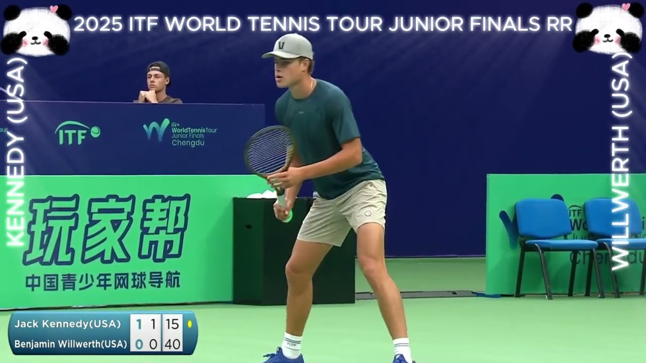 Full Match WILLWERTH vs KENNEDY ITF TENNIS TOUR JUNIOR  Finals  RR #tennis #juniortennis #highlights
