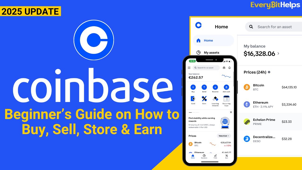 Учебное пособие по Coinbase 2025: руководство для начинающих по использованию Coinbase для покупк...