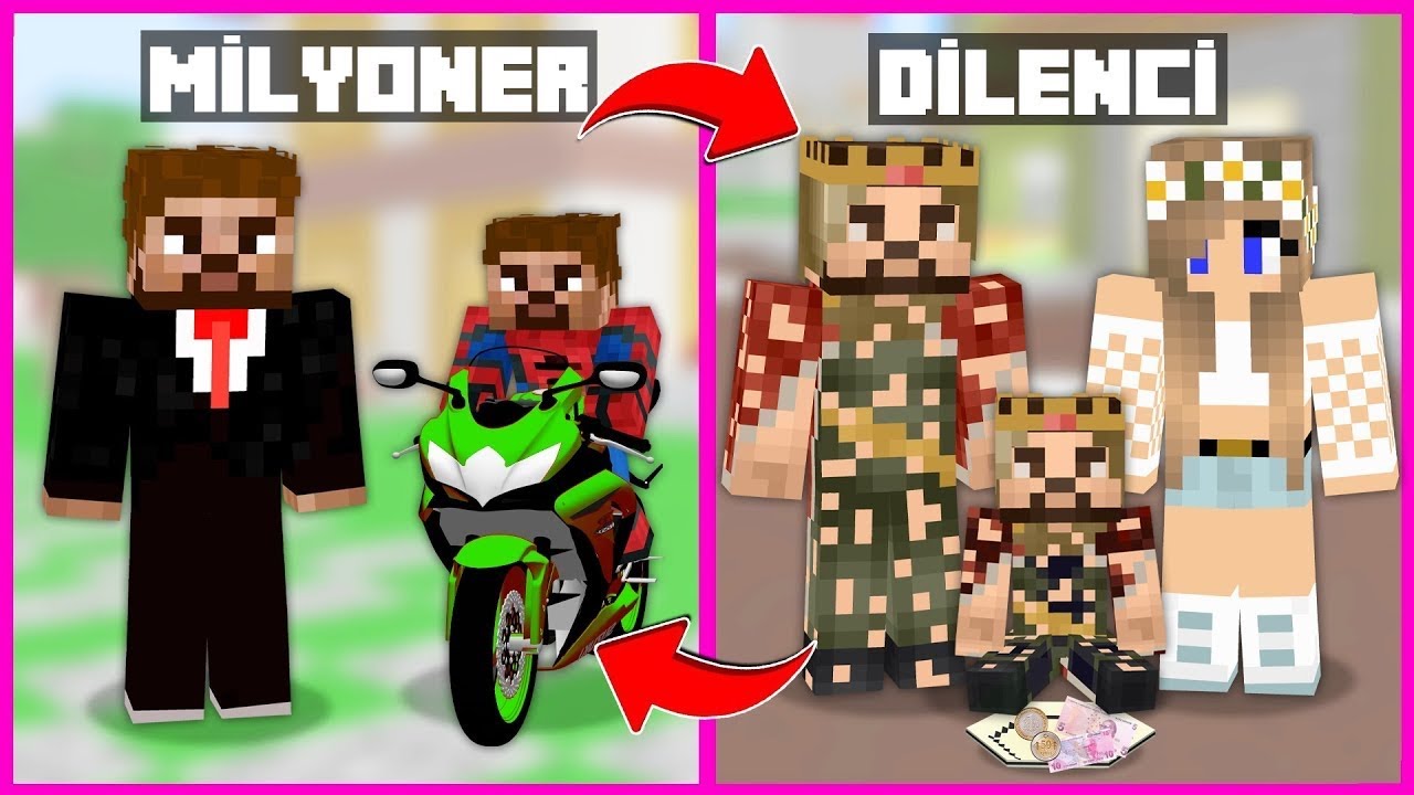 MİNECRAFT ZENGİN FAKİR AİLESİ FİLMİ! 😂 - Minecraft ZENGİN FAKİR HAYATI