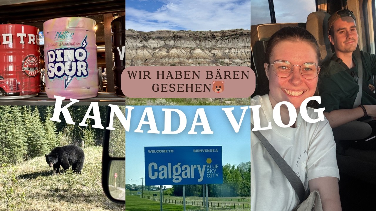 Kanada Roadtrip 🇨🇦 Icefields Parkway, Calgary & Drumheller 🐻🦖🏔️