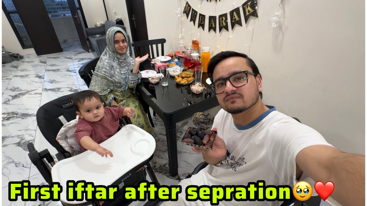 Apni family k baghair pehli baar roza khola🥹sab ki bohot yaad aai💔