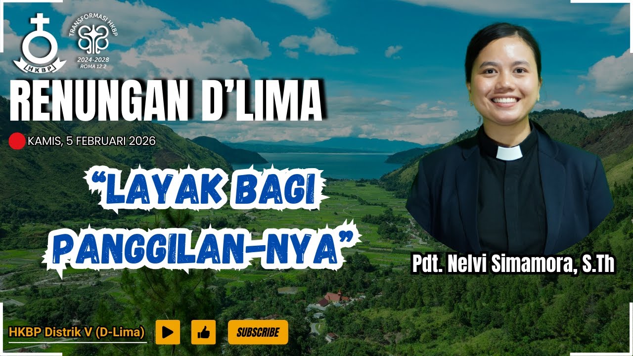 Renungan D'Lima | 2 Tesalonika 1:11 | Kamis, 5 Februari 2026