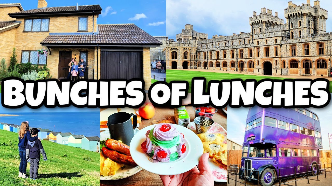 Our LAST Lunches 🇬🇧 Harry Potter Studios, Castles, *NEW* House Tour + Souvenir HAUL