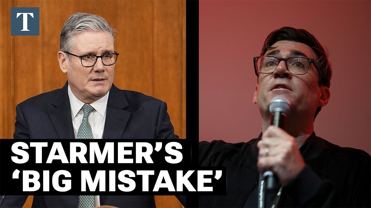 Labour Blocking Of Andy Burnham Would Be A 'Big mistake' For Starmer