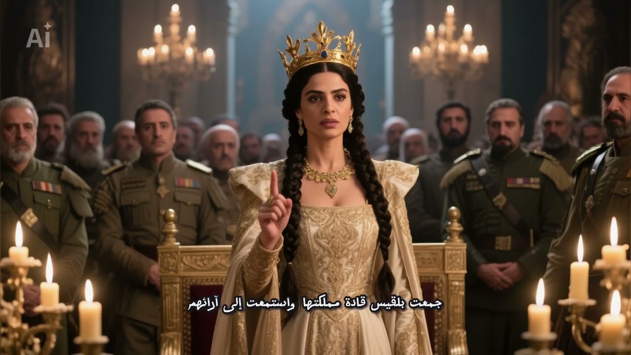 حكمة نبي الله سليمان وبلقيس ملكمة سبأ…