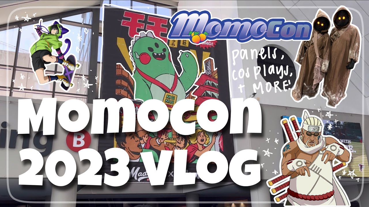🍊momocon 2023 vlog: cosplays, panels, karaoke + more!🍊