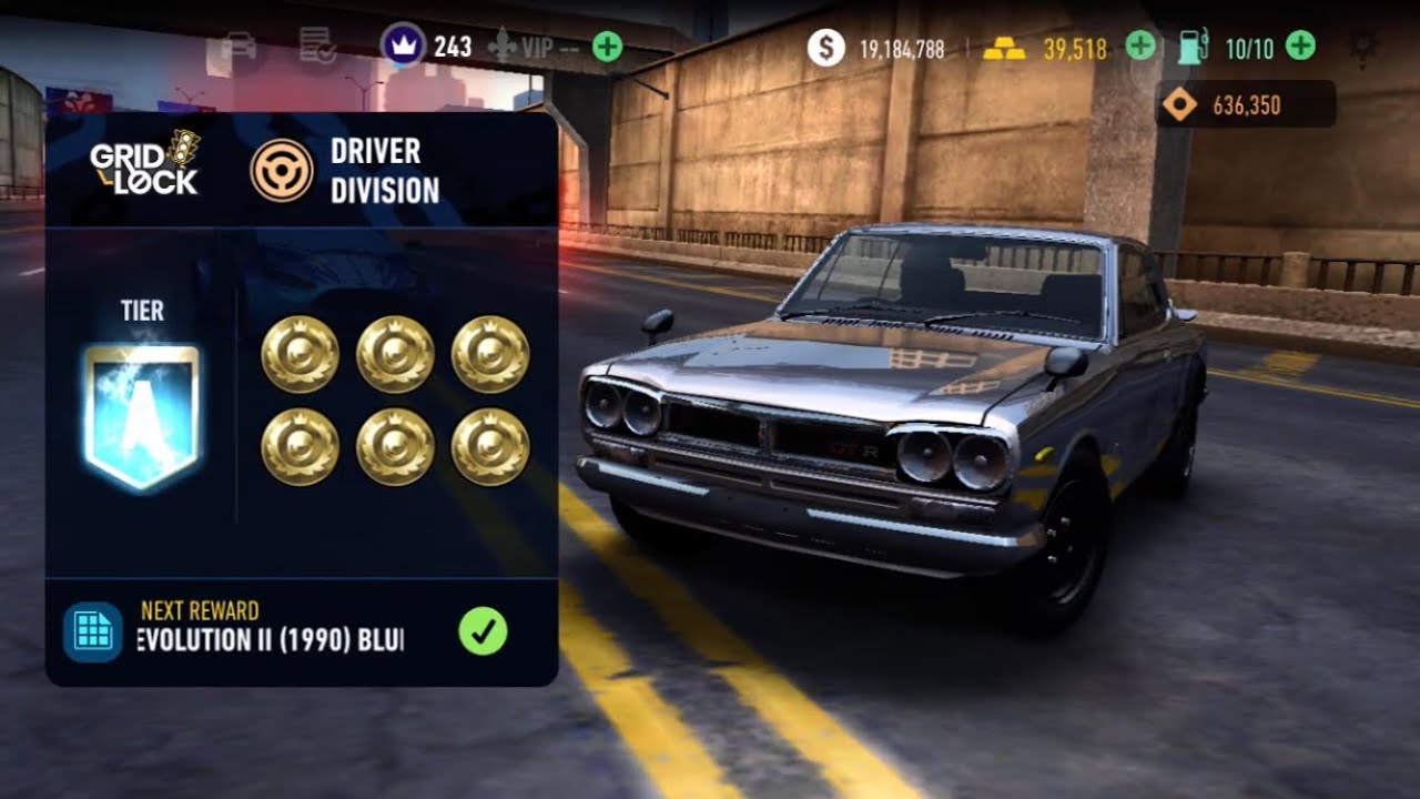 Nissan skyline 2000 gt-r | driver division |  UGR - grid lock | NFSNL | Tier A to S
