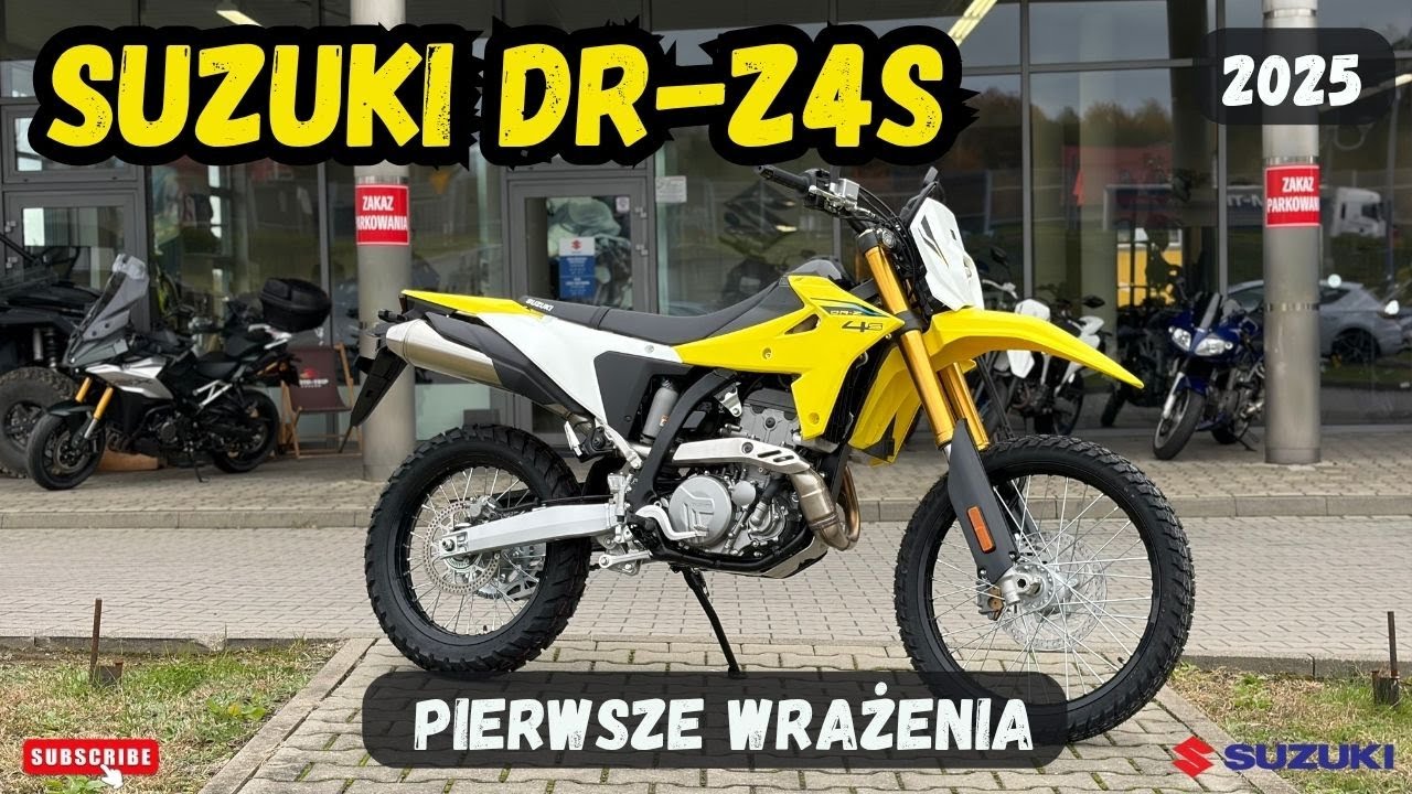 SUZUKI DR-Z4S | ENDURO PEŁNĄ GĘBĄ | PIERWSZE WRAŻENIA | FIRST IMPRESSIONS 🤩