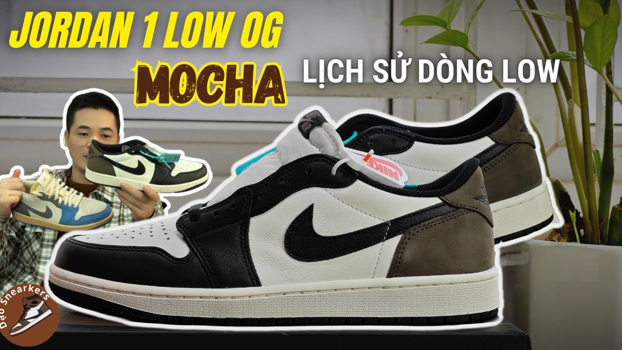 Air Jordan 1 Low OG Mocha | Lịch sử - Review chi tiết