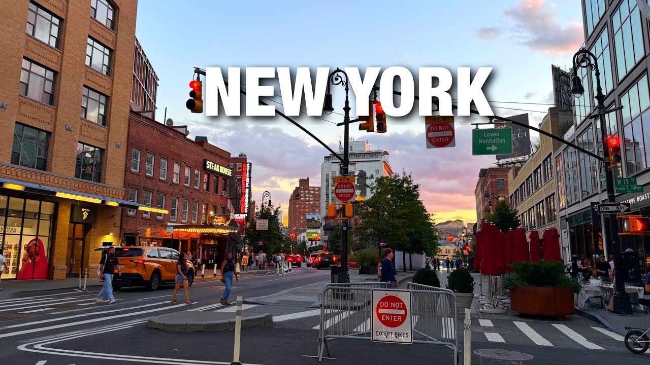 New York City 4K LIVE Manhattan on Friday Evening (September 18, 2026)