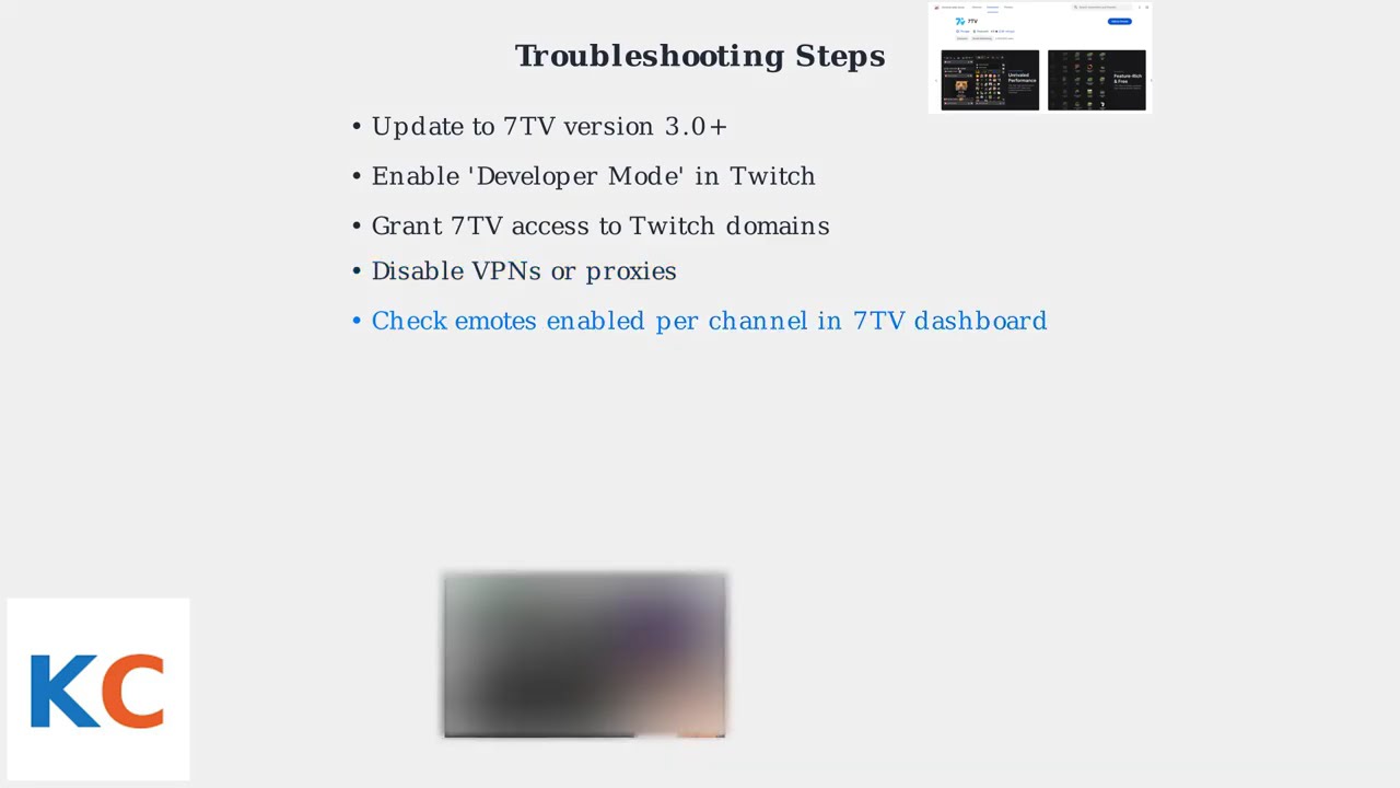 Как исправить отсутствие эмодзи на 7TV &mdash; Расширения, BTTV и FrankerFaceZ