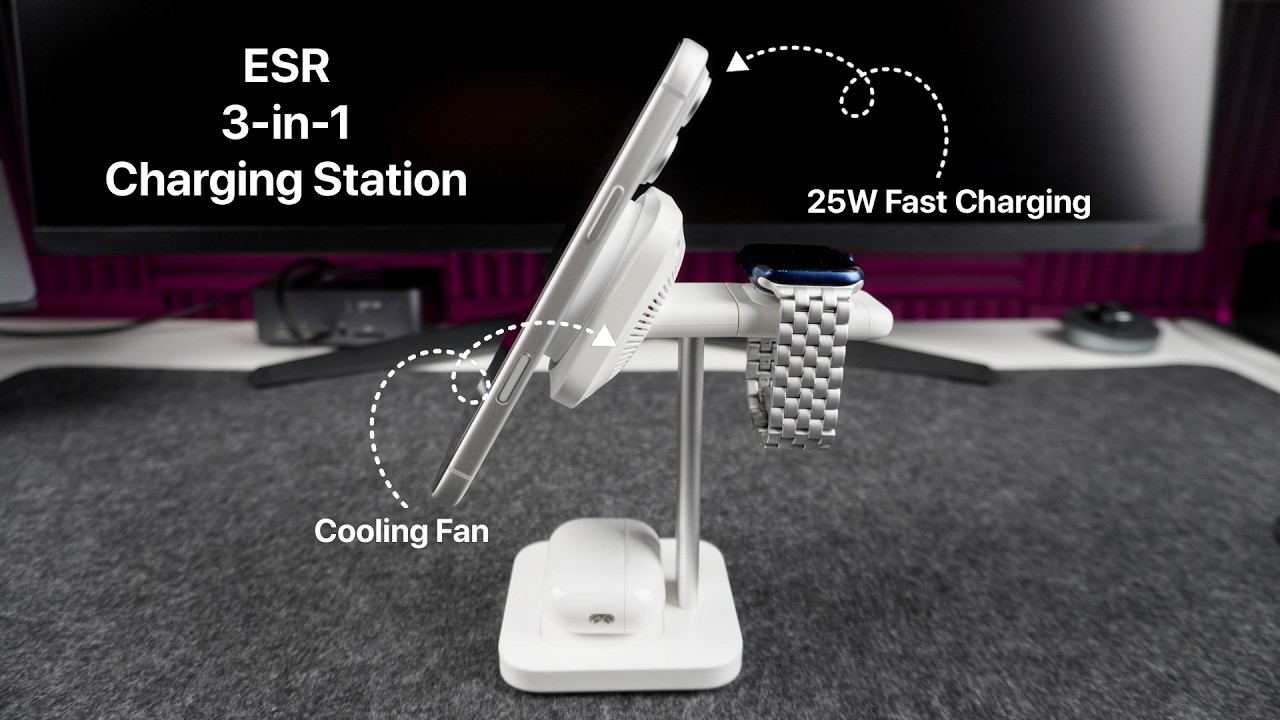 Best 3-in-1 MagSafe Charger? ESR CryoBoost Charging Station Review