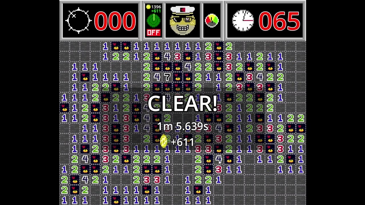 Minesweeper Plus - Ep. 1 Veteran M Rank (4:41.150)