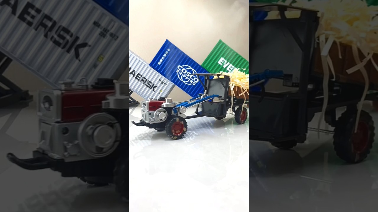 Miniature Tractor walking #tractor #rktractors #toys #minitractor #shorts #shortvideo