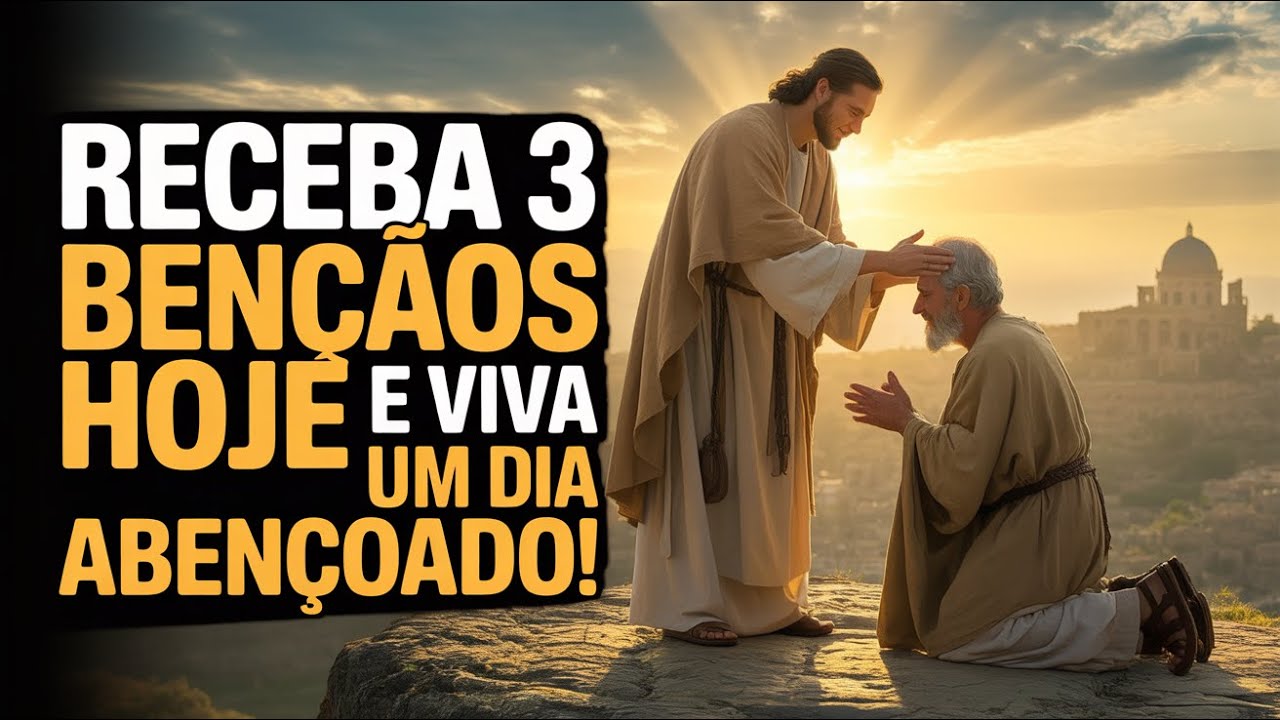 Receba Hoje uma Oração Sagrada e Transformadora: 3 Bênçãos Divinas para um Dia Abençoado!