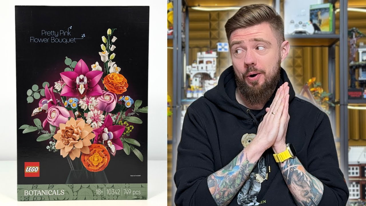 PIĘKNY BUKIET RÓŻOWYCH KWIATÓW 💐 LEGO BOTANICAL COLLECTION RECENZJA