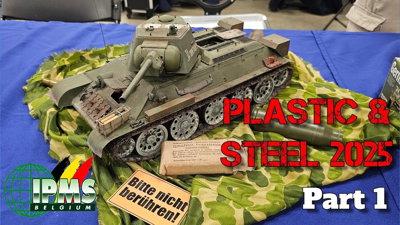 Plastic & Steel - IPMS Belgium - Part 1 - 4K - Impressionen - Modellbau Ausstellung - Scale Modeling
