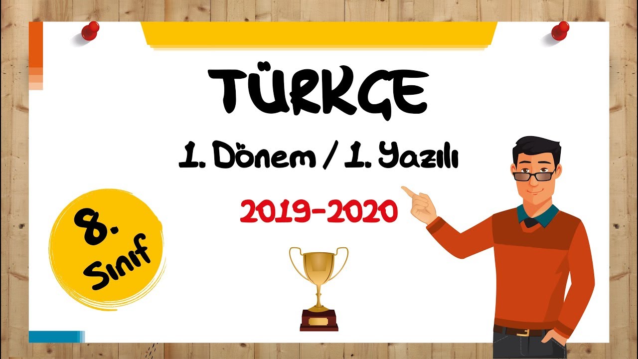 8.SINIF TÜRKÇE 1.DÖNEM 1.YAZILI SORULARI