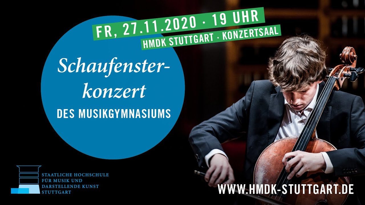 Schaufensterkonzert :: Livestream des Musikgymnasiums Stuttgart