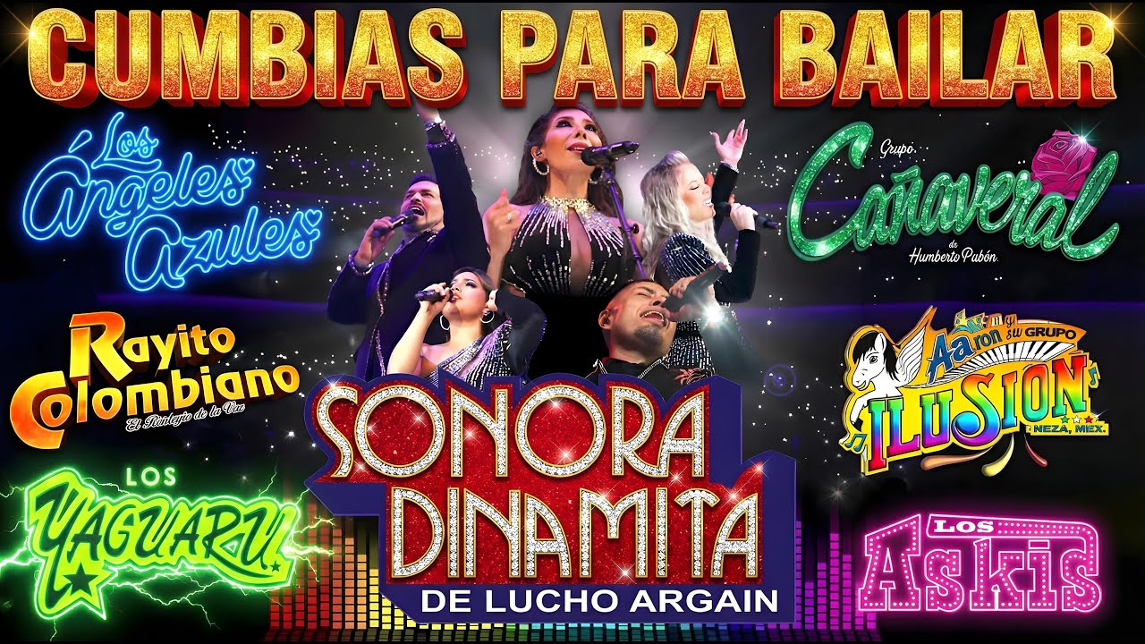 Los Ángeles Azules, La Sonora Dinamita, Los Yaguaru, Los Askis, Grupo Cañaveral, Rayito Colombiano🌹
