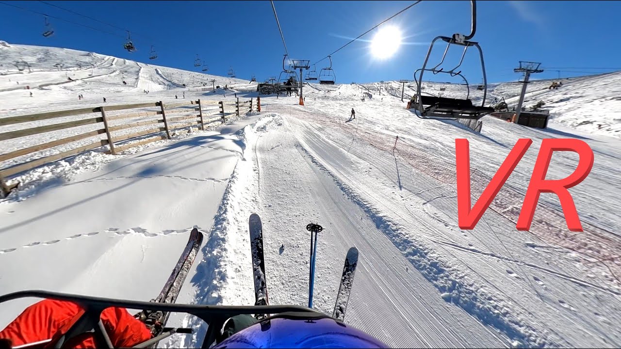 [VR - 360] [Chairlift Ride / Paseo en Telesilla] TS Bola del Mundo - Valdesqu&iacute; - Madrid (Espa&ntilde;a)