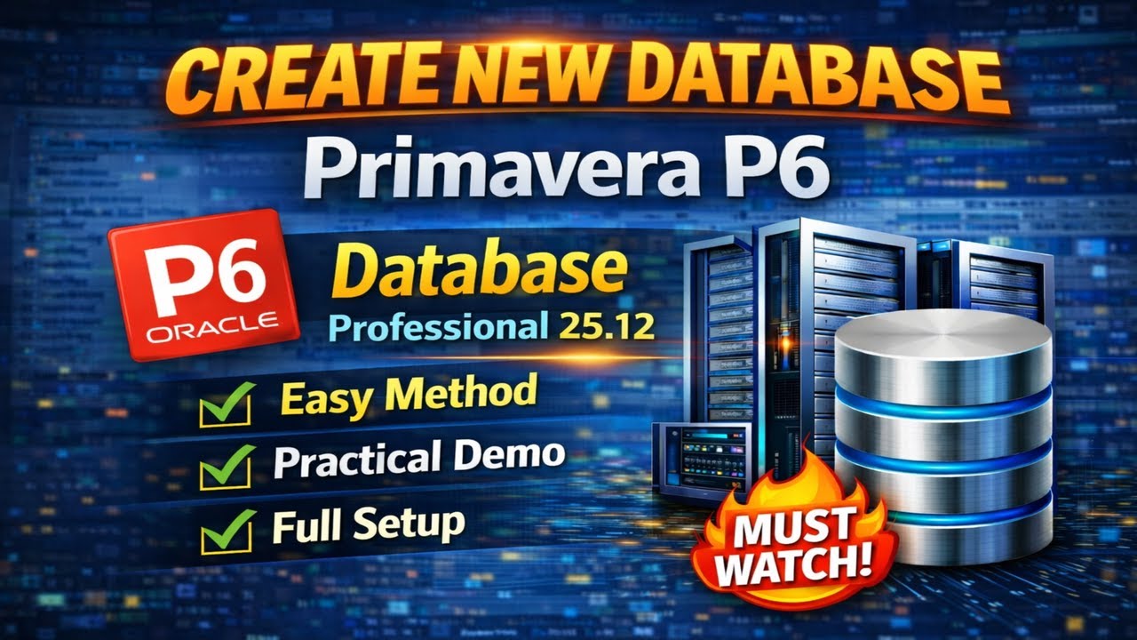 Как создать новую базу данных в Primavera P6 Professional 25.12 | Пошаговое руководство