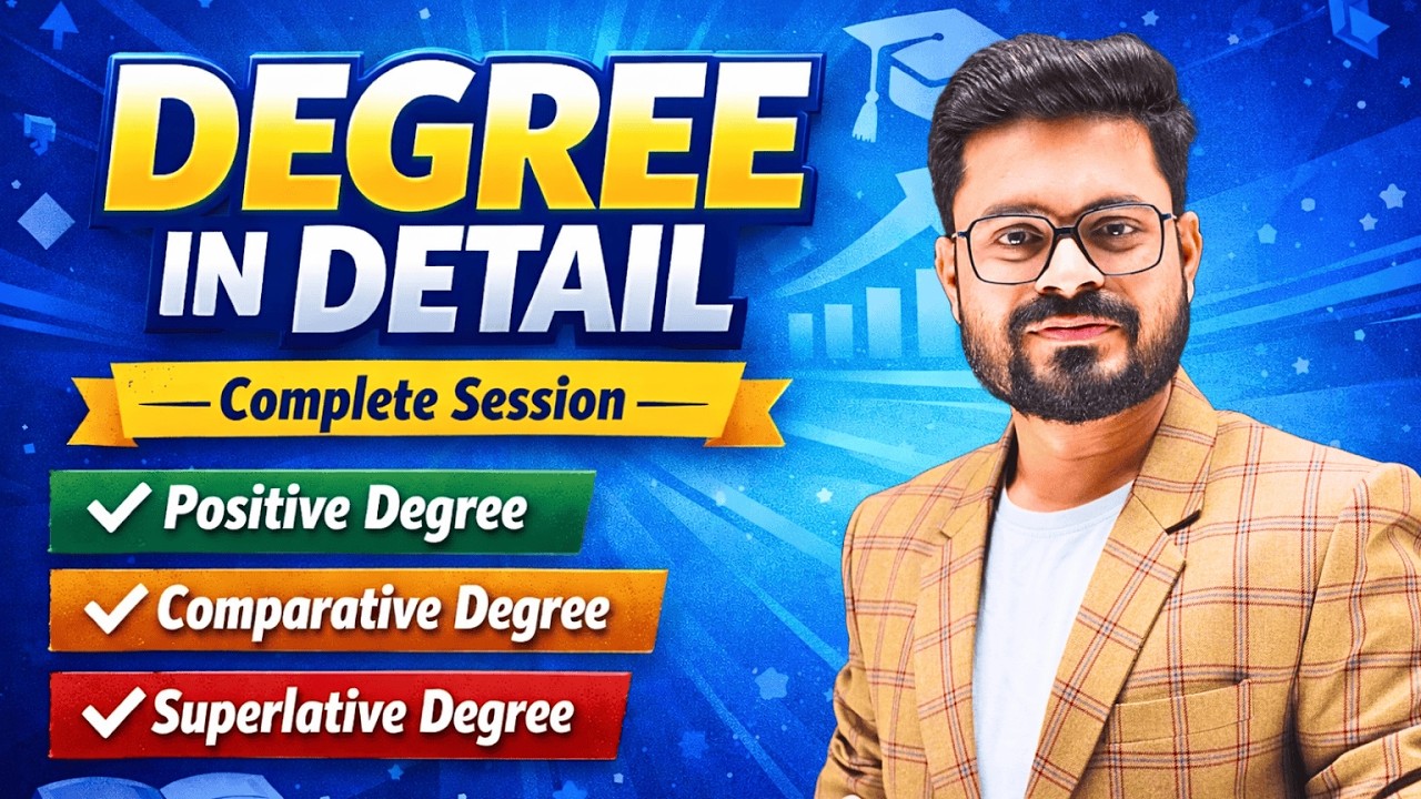 Degrees of Comparison - Positive Comparative Superlative  English Speaking Practice