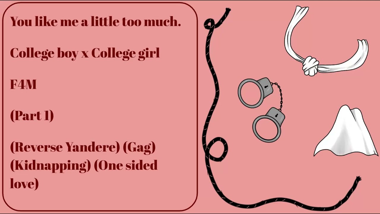 [ASMRRP] You like me a little too much. F4M (Part 1) [Reverse Yandere] [College students]