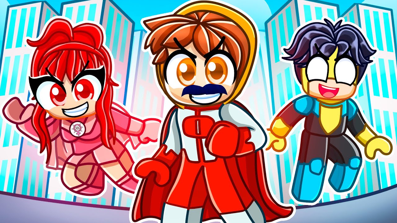 Having a ANIME INVINCIBLE FAMILY in Roblox!