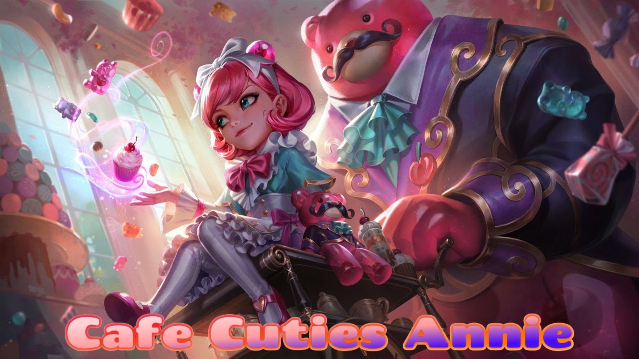 League of legends Cafe Cuties Annie bot gameplay ( No commentary )