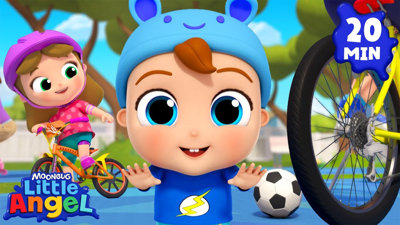 Learn How to Play Safe! 🛝 Safety Song | Little Angel Kids Songs & Nursery Rhymes