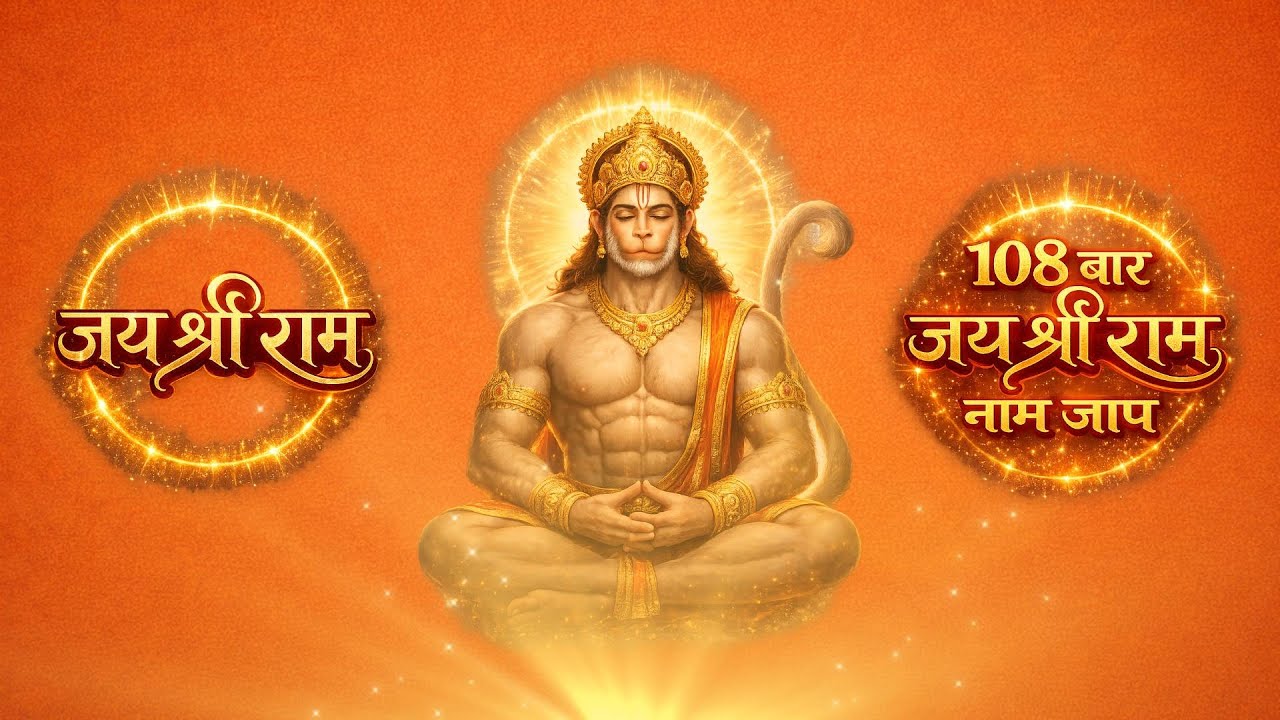 Jai Shri Ram Naam Jap 108 Times | Radhe Radhe | Live Stream Ram Bhajan Naam Jaap