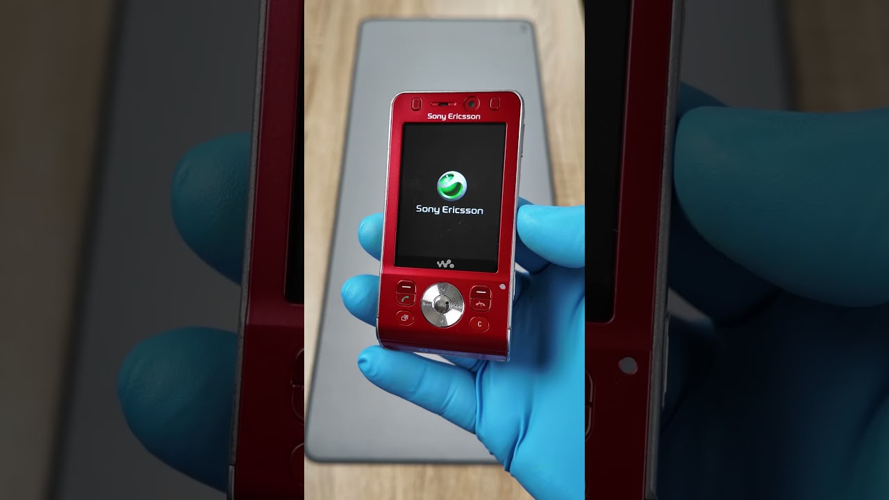 Sony Ericsson W910i Walkman startup  