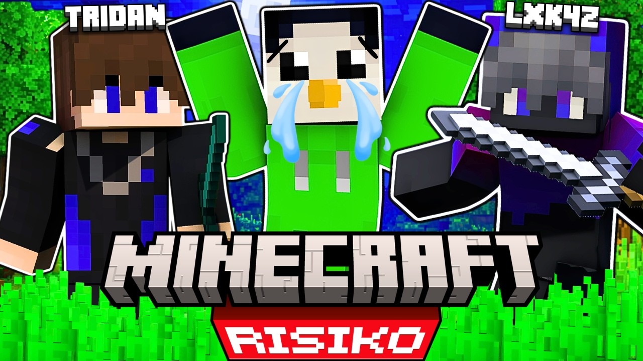 VERLIERE ICH MEIN HERZ.. IM 1 VS. 2 GEGEN SIE?! (Minecraft Risiko)
