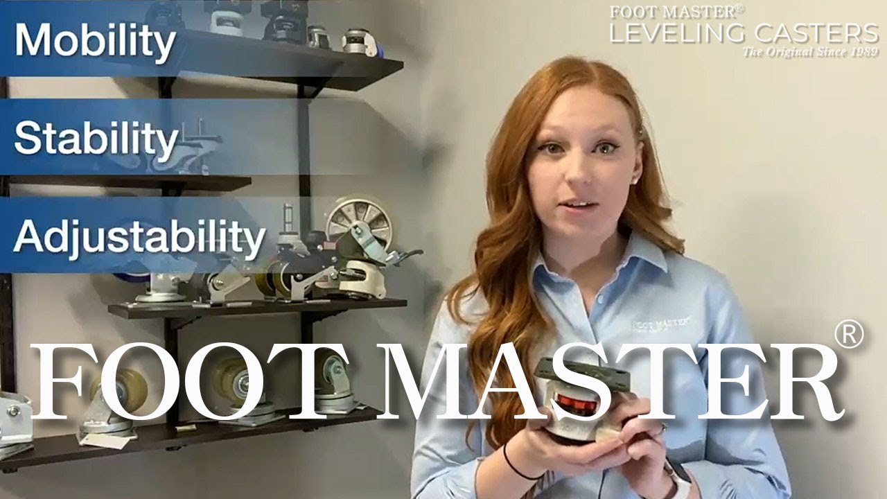 Original FOOT MASTER Leveling casters by G-DOK