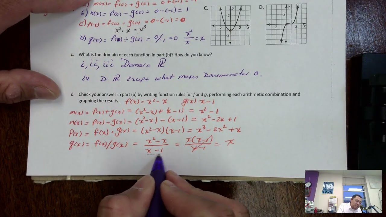 Section 5-5 Performing Function Operations